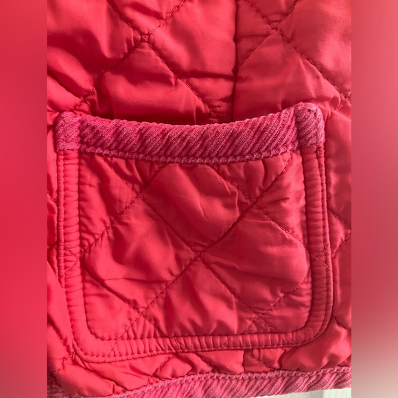 ❤️Quilted Pink Vest with Pockets, Snap Buttons, EUC - Picture 5 of 7